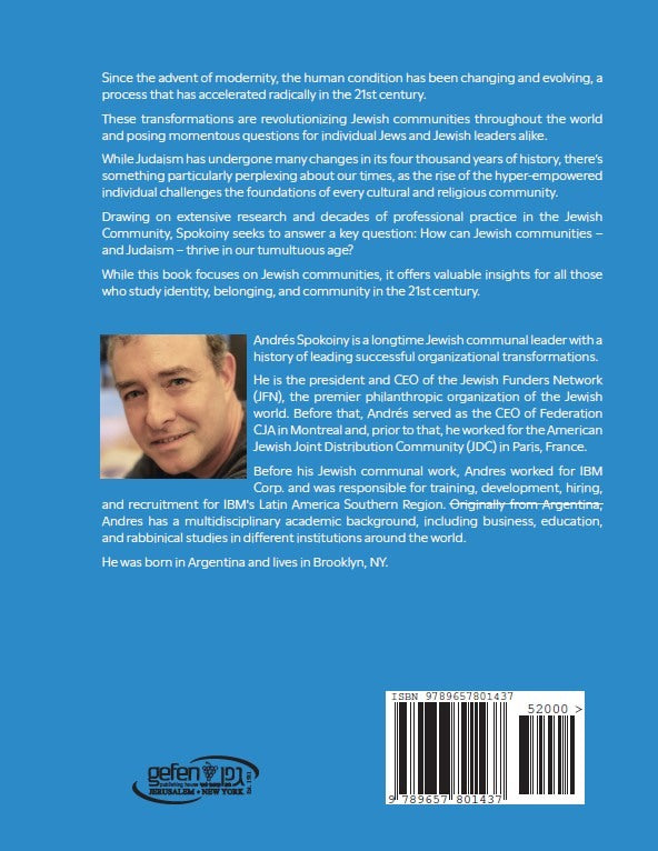 Tradition and Transition by Andrés Spokoiny – back cover
