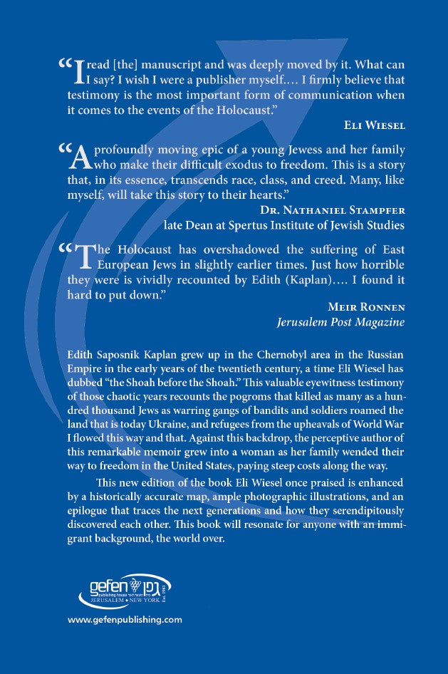 Russian Nightmares, American Dreams by Edith Saposnik Kaplan – back cover