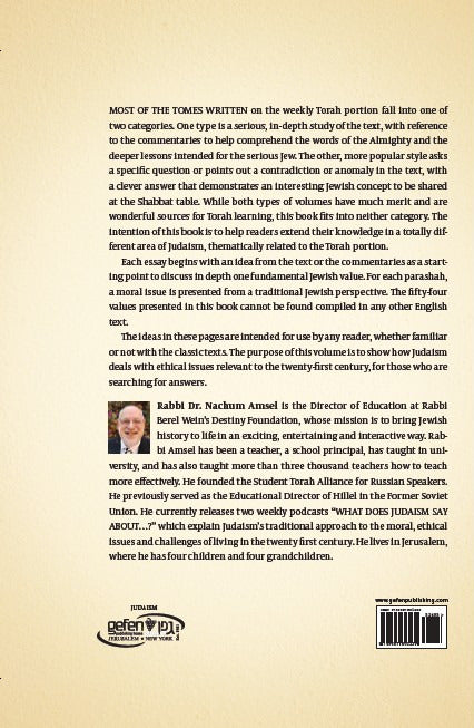 Jewish Values in the Torah Portion